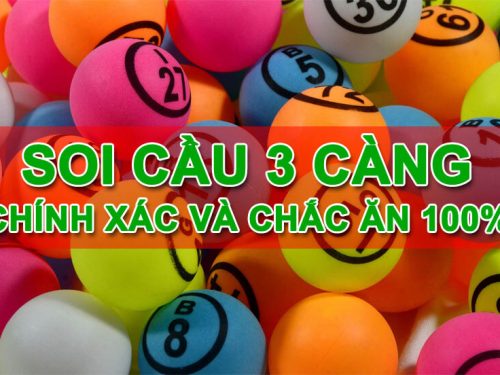 Soi cầu 3 càng miền bắc chính xác cao